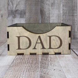 Dad Hat Box handcrafted by Triple R Designs