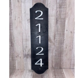 Home or Business Number Plate Address Plate handcrafted by Triple R Designs
