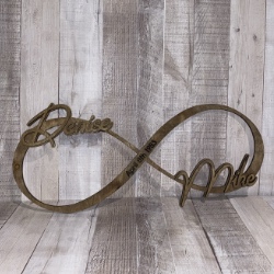 Infinity Wedding/Anniversary Wall Art handcrafted by Triple R Designs