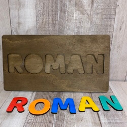 Roman's Puzzle handcrafted by Triple R Designs